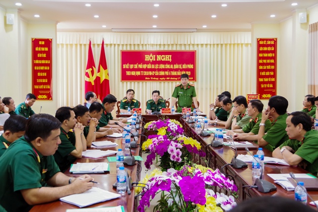 Sóc Trăng Tăng cường phối hợp bảo đảm an ninh trật tự